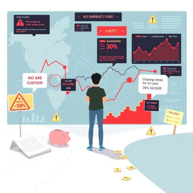 Топ ошибок начинающих инвесторов и как их избежать на старте вложений