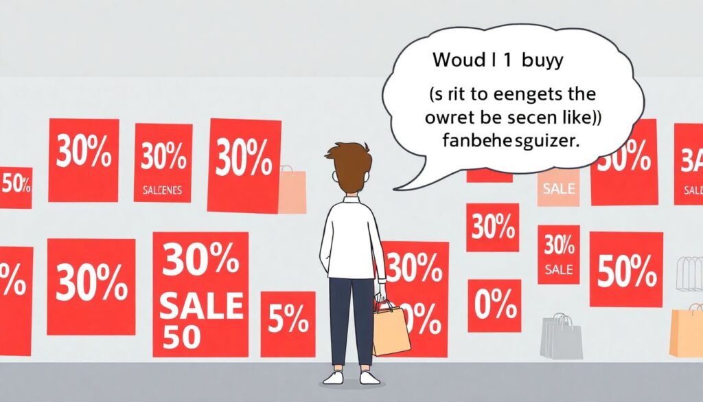 Горящие акции и скидки: как отличить реальную выгоду от маркетинговой уловки - иллюстрация
